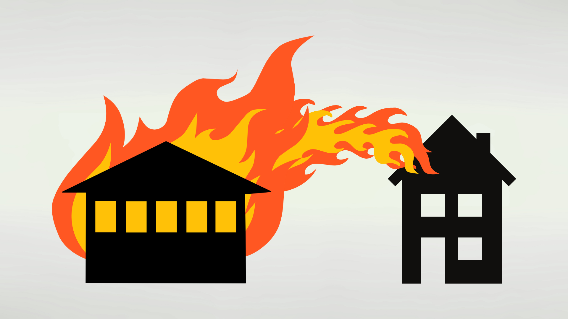 類焼損害のイメージ