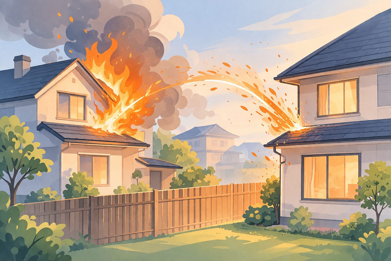 もらい火のイメージ