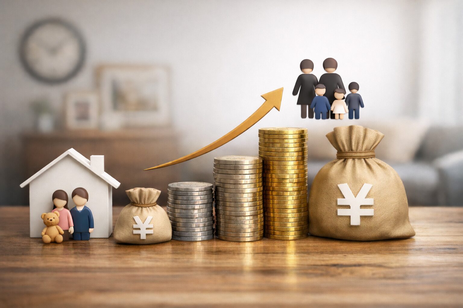 火災保険料は家族の人数で変わるイメージ